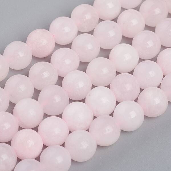 Natural Pink Mangano Calcite Beads Strands