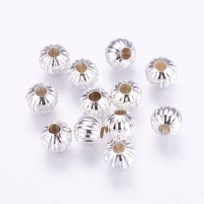 Iron Corrugated Beads