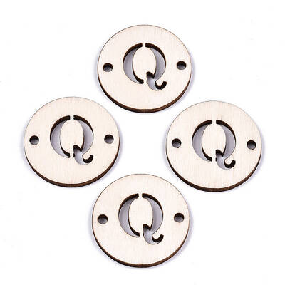 Unfinished Natural Poplar Wood Links Connectors