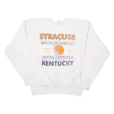 RUGGED SWEATS University Of Kentucky Basketball Mens Sweatshirt Grey USA XL