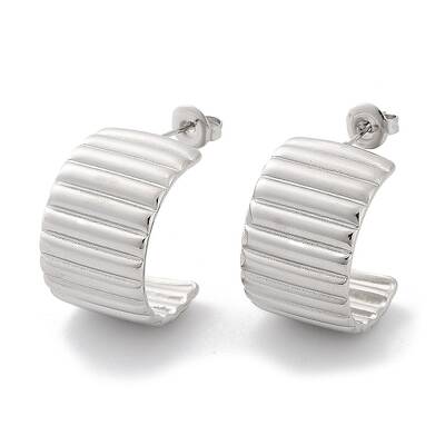 Non-Tarnish 304 Stainless Steel Stud Earrings