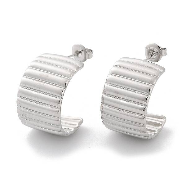 Non-Tarnish 304 Stainless Steel Stud Earrings