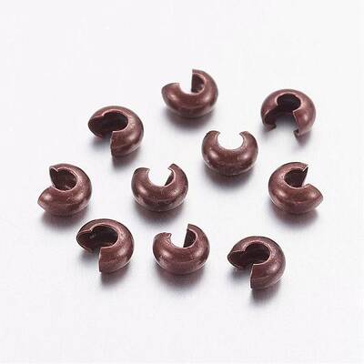 Brass Crimp Beads Covers