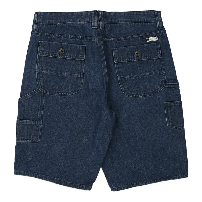 Sean John Carpenter Shorts - 36W 13L Blue Cotton