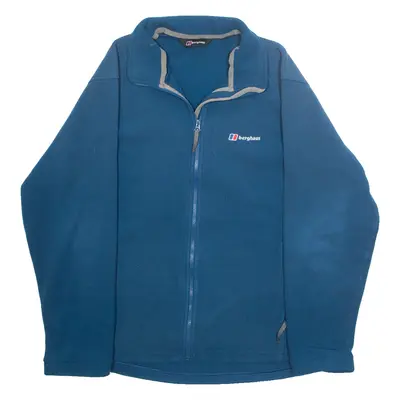 BERGHAUS Mens Fleece Jacket Blue XL