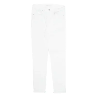 LEVI'S 721 High Rise Womens Jeans White Regular Skinny W27 L28