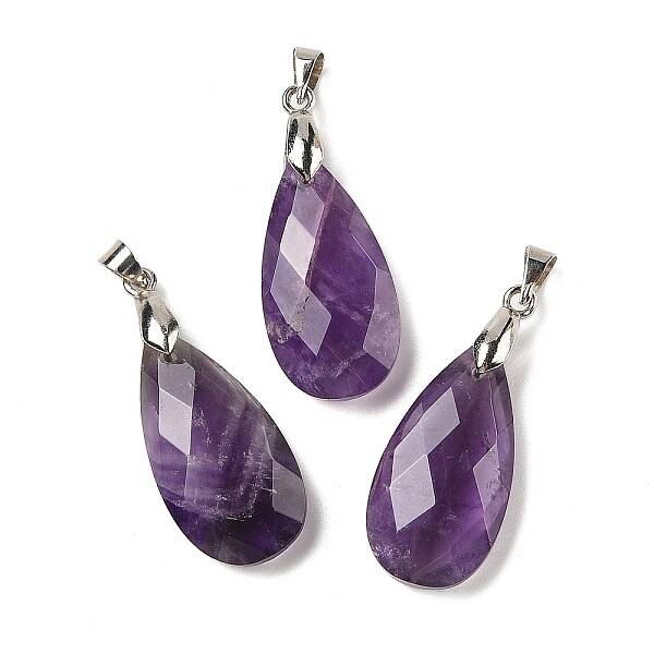 Natural Amethyst Pendants