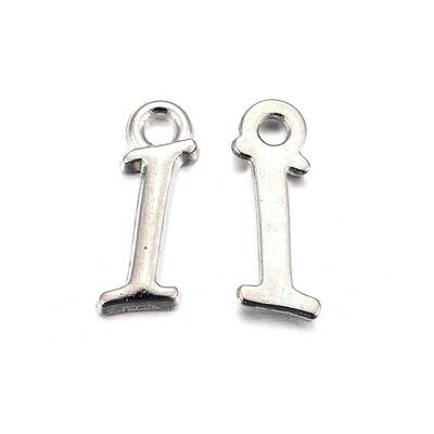 Platinum Plated Alloy Letter Pendants