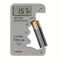 Digital Battery Tester, LCD Display AA/AAA/9V/1.5V Button Cell Battery Capacity Measuring Check Detector, Capacitance Diagnos...