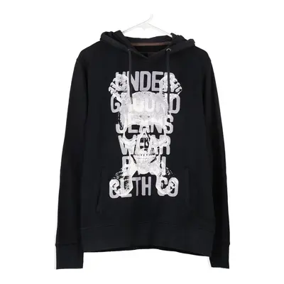 Jack & Jones Hoodie - Large Black Cotton