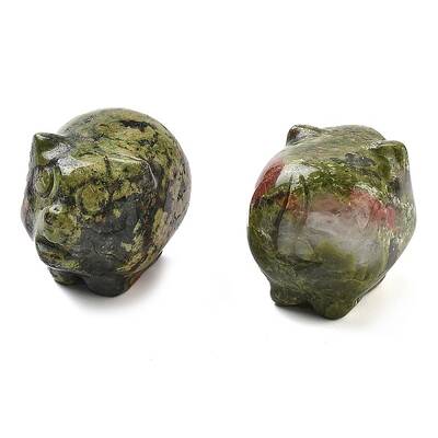 Natural UnakiteCarved Figurines