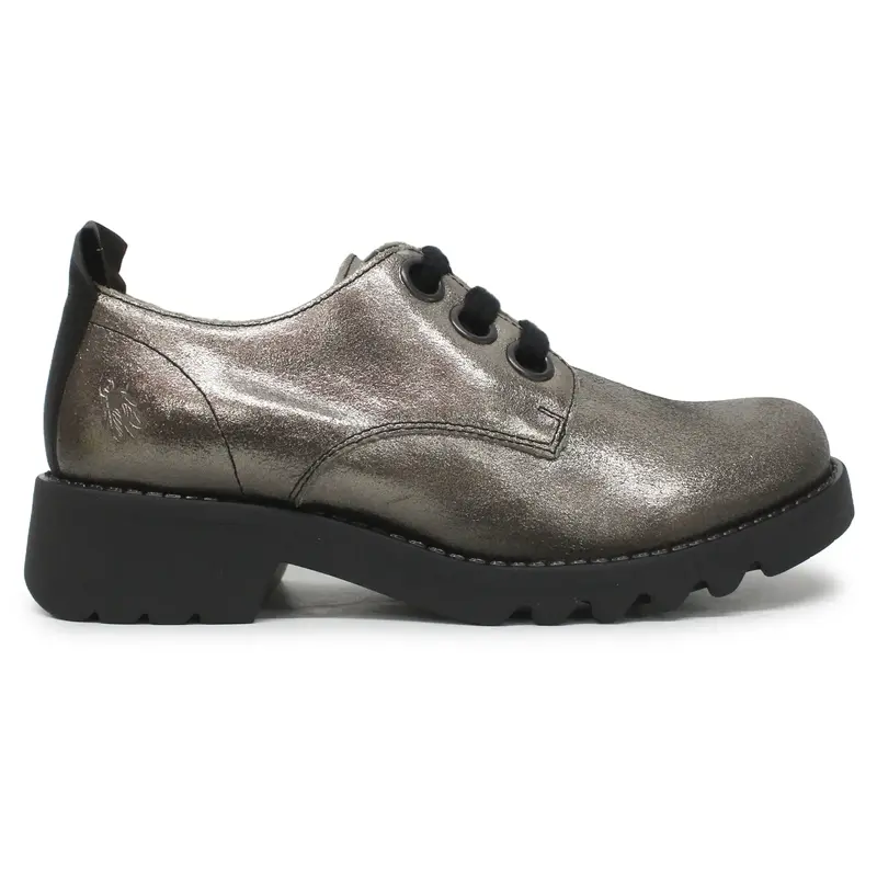 Fly London RUDA538FLY Valley Leather Women's Comfort Shoes - Dark Gold - Size:US 7-7.5 Women