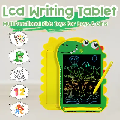 Dinosaur Theme LCD Writing Tablet, 1 Count 8 Inch Doodle Board, Educational Toy for Boys & Girls, Birthday Gift for Kids