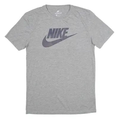 NIKE Athletic Cut Mens T-Shirt Grey L