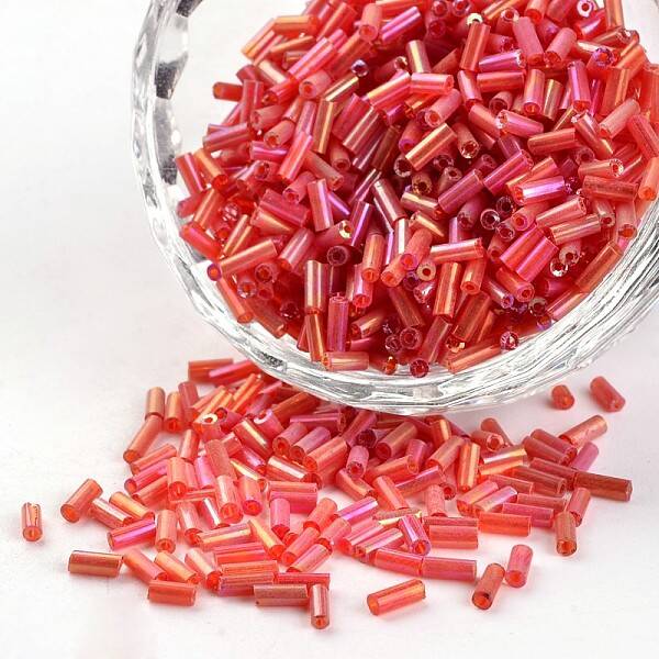 Glass Bugle Beads