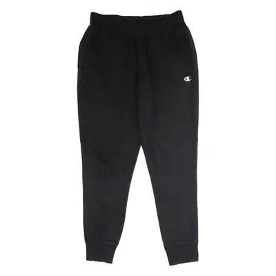 CHAMPION REVERSE WEAVE Mens Sweatpants Black Tapered L W30 L30