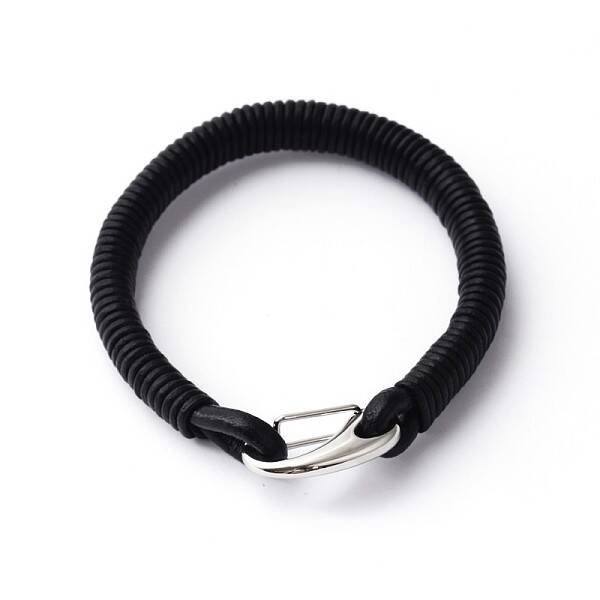 304 Stainless Steel Leather Cord Bracelets