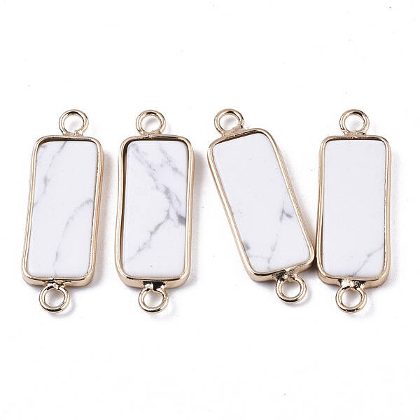 Natural Howlite Links Connectors