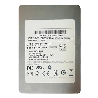 00FC448 Lenovo 512GB Multi-Level Cell SATA 6Gb/s 2.5-Inch Solid State Drive