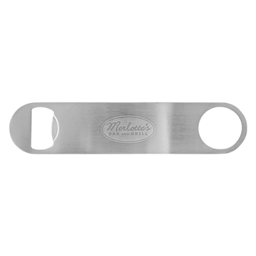 250 Customized Bartender's Bottle Opener - Stainless Steel