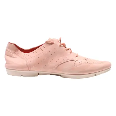 CLARKS Sneaker Trainers Pink Leather Womens UK 8