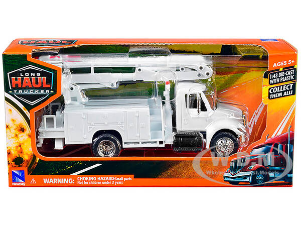 International 4200 Line Maintenance Service Truck White \