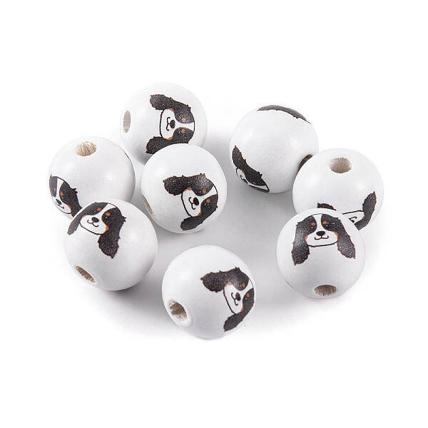 Wood European Beads