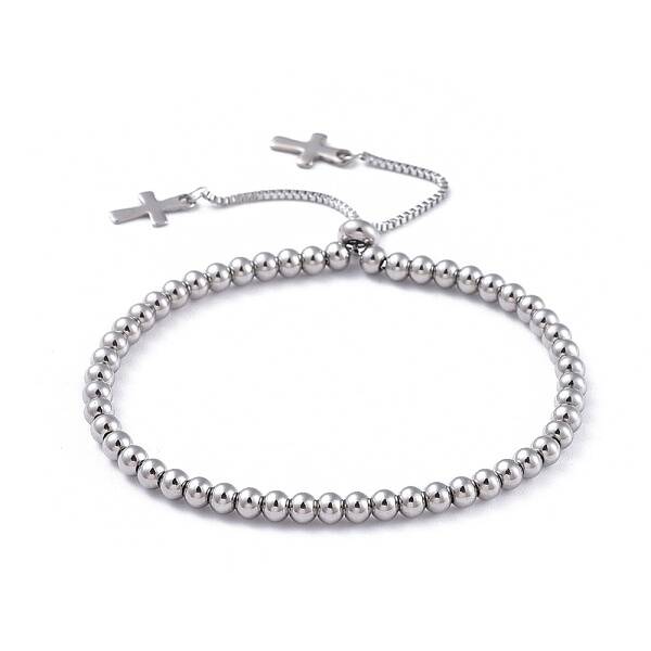 Non-Tarnish Adjustable 304 Stainless Steel Slider Bracelets