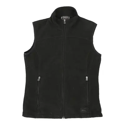 Rei Fleece Gilet - Small Black Polyester