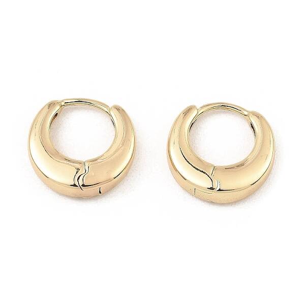 Brass Hoop Earrings