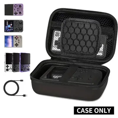 2025 New Durable Game Console Storage Bag for RG353V/RG35XX/RG353VS/X6/R36S/K36, Handheld Game Console Protective Organizer, ...