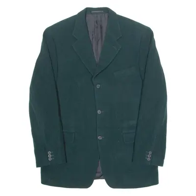 C&A Mens Blazer Jacket Green Wool 90s M