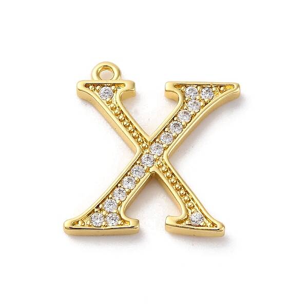 Rack Plating Brass Micro Pave Cubic Zirconia Pendant