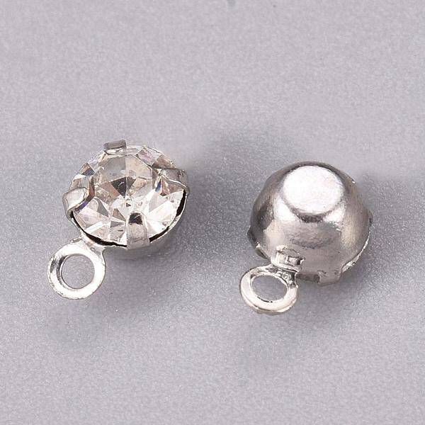 Brass Rhinestone Pendants