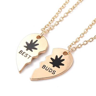 BEST BUDS Alloy Pendant Necklaces