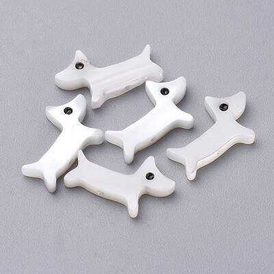Puppy Natural Freshwater Shell Beads