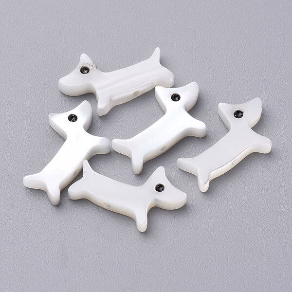 Puppy Natural Freshwater Shell Beads