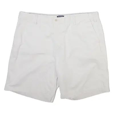 NAUTICA Mens Chino Shorts Beige 2XL W42