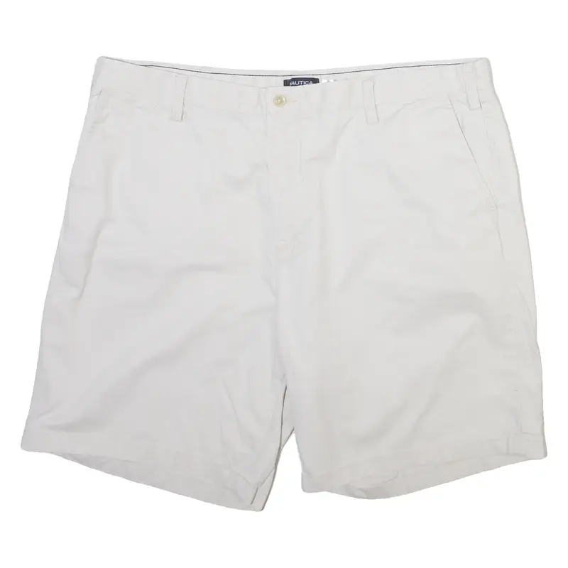 NAUTICA Mens Chino Shorts Beige 2XL W42