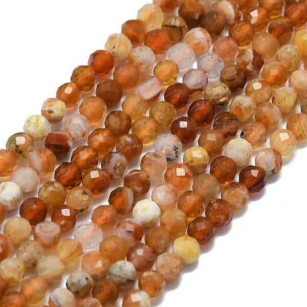 Natural Fire Opal Beads Strands