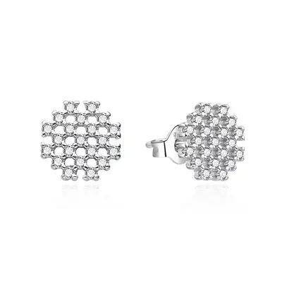 Agato Orecchini In Argento Scintillante Con Zirconi Agt-E258Pw