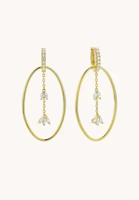 Earring Royal Magnolia Bo-245g Gold | Color: GOLD | Size: U