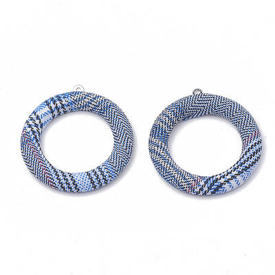 Cloth Fabric Covered Pendants