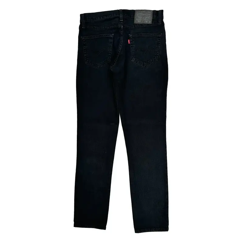 511 Levis Jeans - 30W 32L Black Cotton Blend
