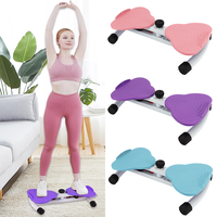 AMLANG Women's Waist Twisting Board with Loop Resistance Bands Ab Machine Home Noiseless Balance Board Exercise Equipment Hom...
