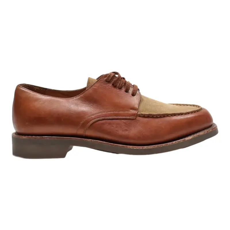 POLO RALPH LAUREN Moccasin Shoes Brown Leather Mens UK 10.5