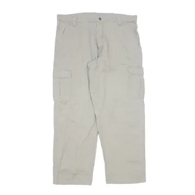 WRANGLER Cargo Workwear Trousers Beige Regular Straight Mens W38 L30