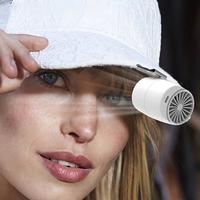 Portable Clip-on Fan, Usb Rechargeable 360° Rotatable Fan, 3-speed Adjustable Fan for Neck, Collar, Waist, Home Appliances, ...