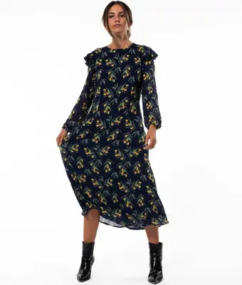 Harmonia Midi Dress | Color: Tropical Blue | Size: XS