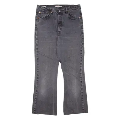 LEVI'S Ribcage BIG E Womens Jeans Grey Regular Bootcut W31 L26